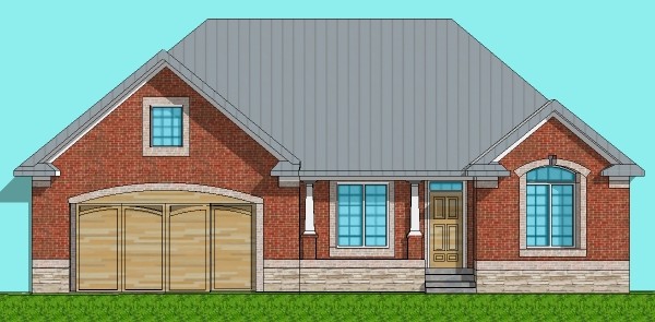 1 Bedroom 2 Story 900 SF House Plans Apartment over Garage Prairie Style Chicago Peoria Springfield Illinois IL Rockford Champaign Bloomington Illinois Aurora IL Joliet Naperville Illinois Elgin Decatur IL Waukegan