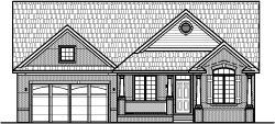 2 Bedroom 1 Story House Plan with Basement Small Charleston South Carolina Columbia West Raleigh Winston Salem Durham North Carolina Charlotte Greensboro