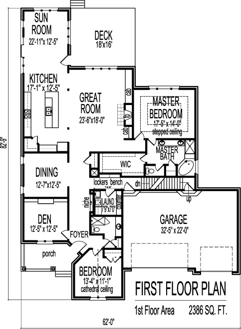 Indianapolis South Bend Indiana Bloomington Carmel Traditional Ranch Home Blueprints Two Bedroom Open Floor Plan Brick Anderson Indiana 1st floor plan