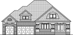 Custom French Country 3 Bedroom Home Architect Designed with Basement Port Saint Lucie Florida Pembroke Pines Cape Coral Florida Hollywood Gainesville Florida Miramar Coral Springs