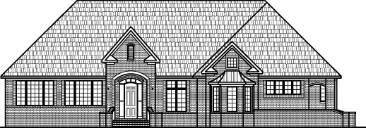 Gothic 1 Storey 3 Bedroom 3000 SF House Plans 2 Bath Basement Garage Indianapolis Ft Wayne Indiana Cincinnati Chicago Minneapolis Madison Evansville Dallas Noblesville Indiana