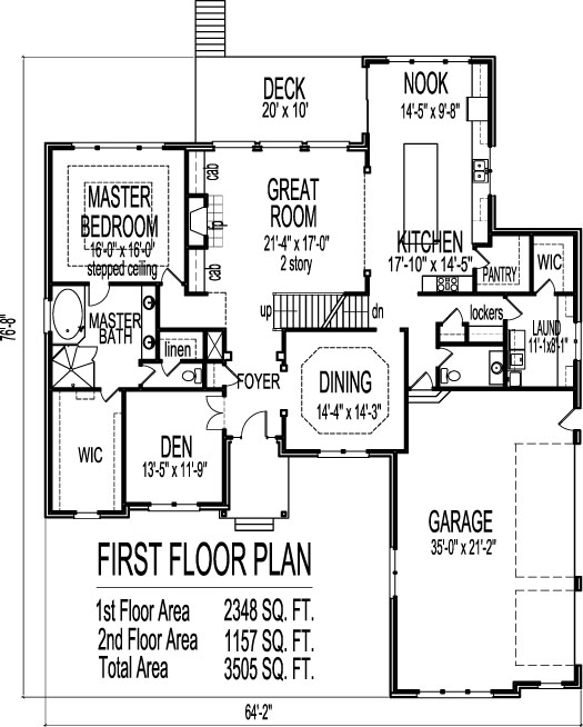 4 Bedroom House Plans with Basement