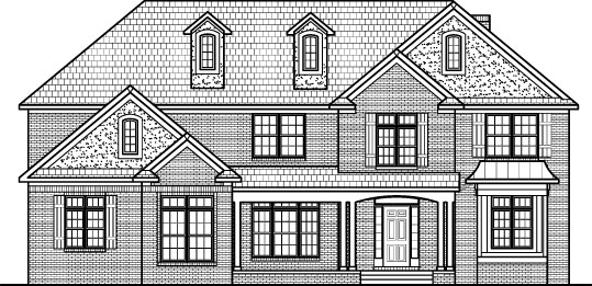 Arts and Crafts Two Story 4 Bath House Plans 3000 Sq Ft w/ Basement Chicago Peoria Springfield Illinois Rockford Champaign Bloomington Illinois Aurora Joliet Naperville Illinois Elgin Waukegan