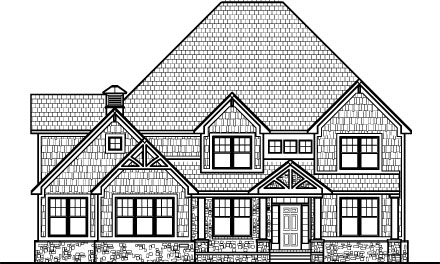 4 Bedroom 2 Story 3500 SF Stone Shingle House Plans Indianapolis Ft Wayne Evansville Indiana South Bend Lafayette Bloomington Gary Hammond Indiana Muncie Carmel Anderson