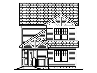 Tiny Affordable House Plans 1500 SF 2 Story 3 bedroom 2 Bath Chicago Peoria Springfield Illinois Rockford Champaign Bloomington Illinois Aurora Joliet Naperville Illinois Elgin Waukegan