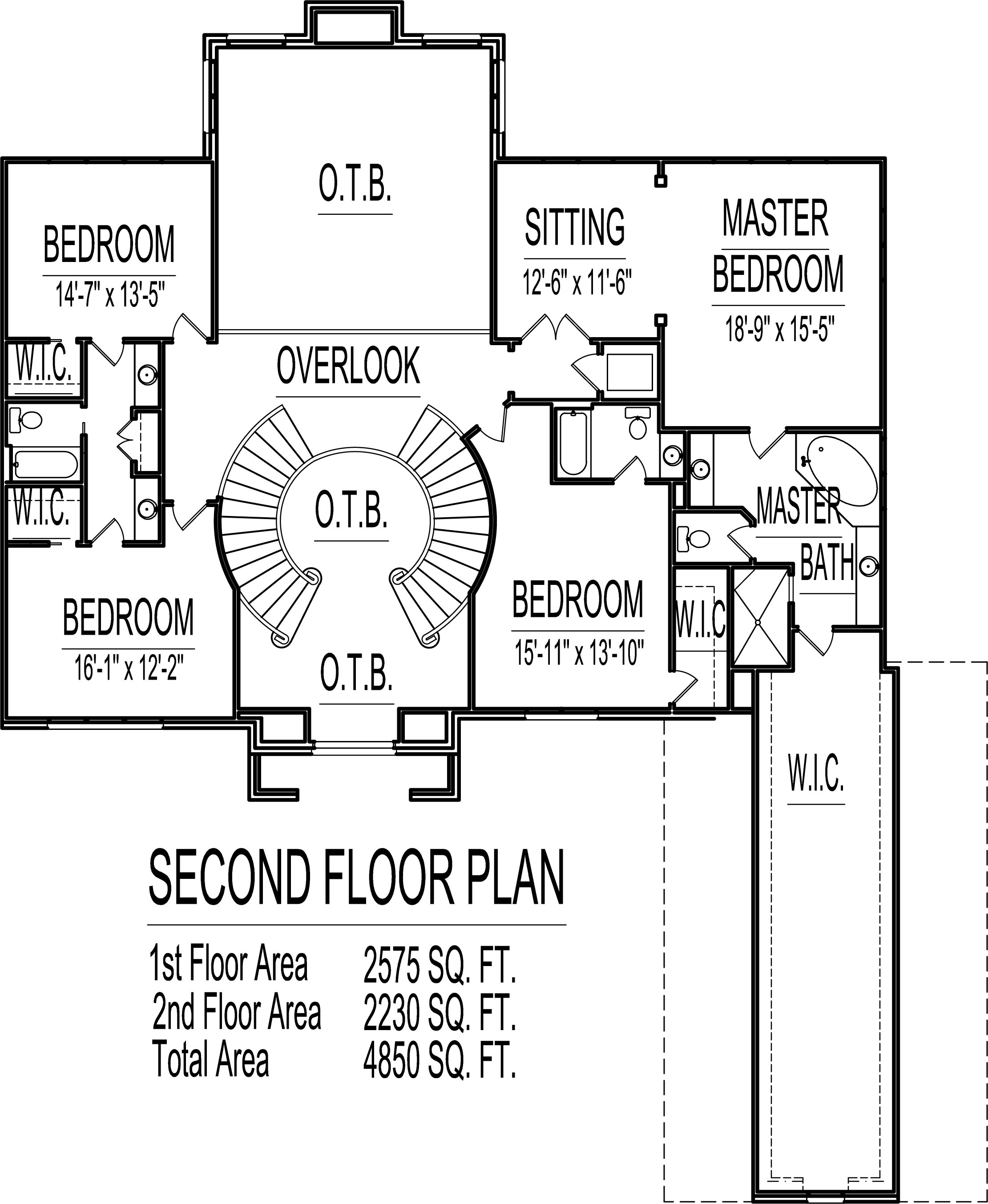 4500 Square Foot House Floor Plans 5 Bedroom 2 Story Double Stairs