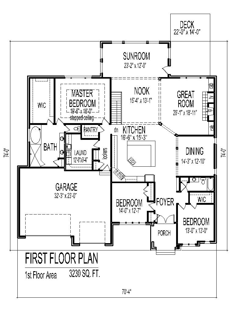 Tuscan House Floor Plans Single Story 3 Bedroom 2 Bath 2 Car