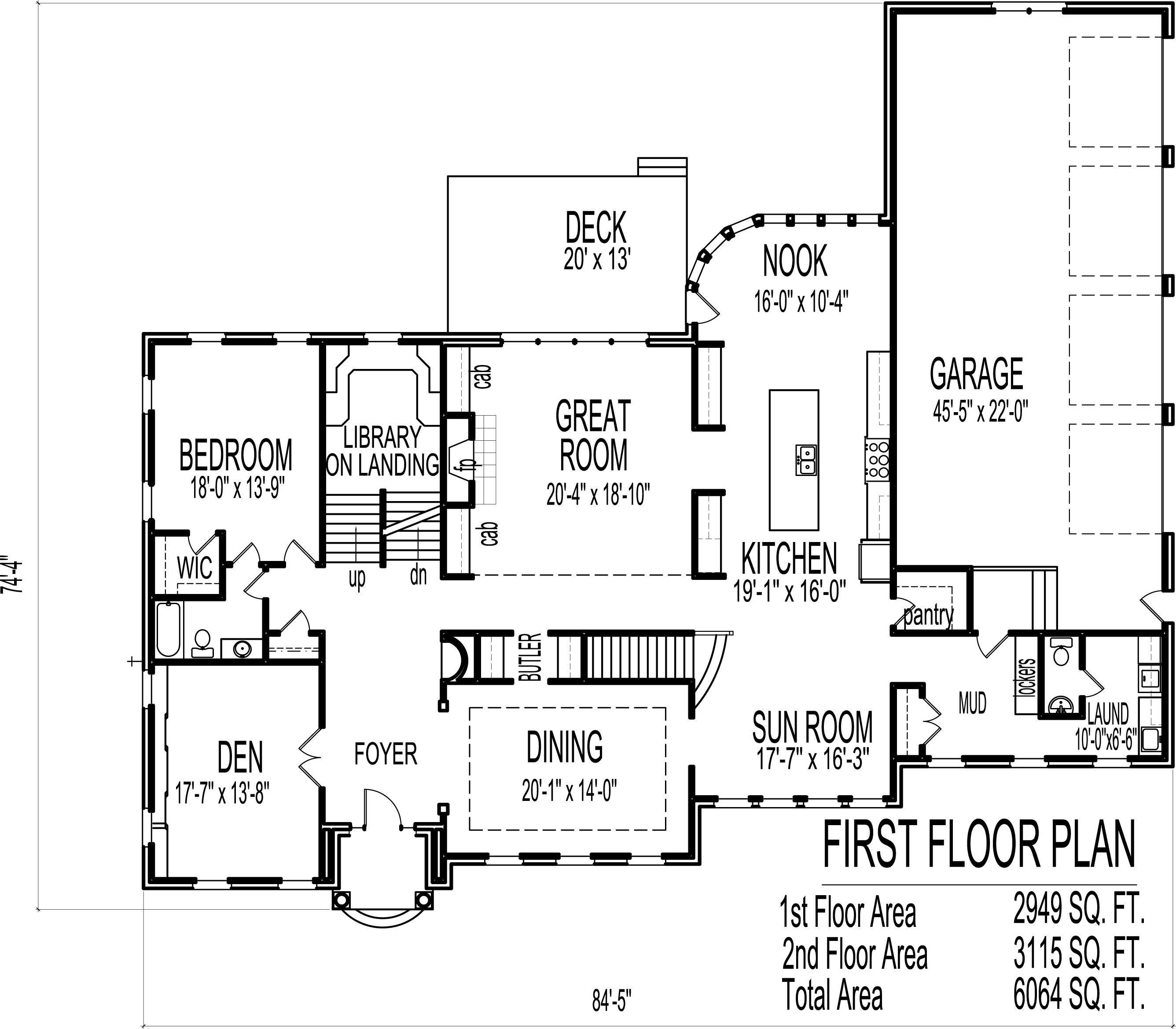 6000 Square Foot Million Dollar House Floor Plans 6 Bedroom