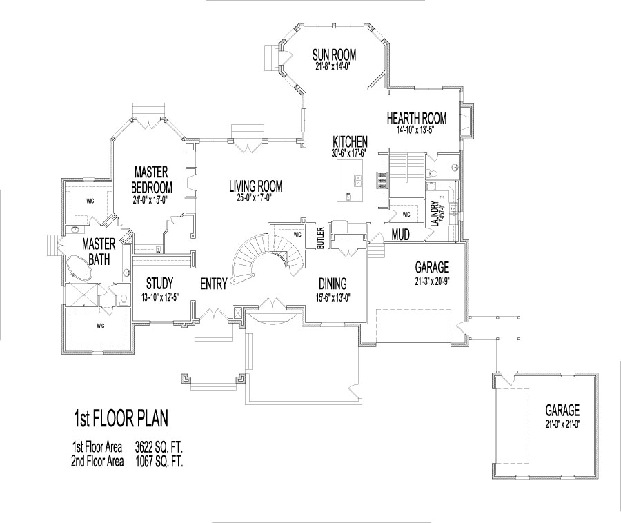 Gothic Victorian House Floor Plans Designs 3 Bedroom 2 Story