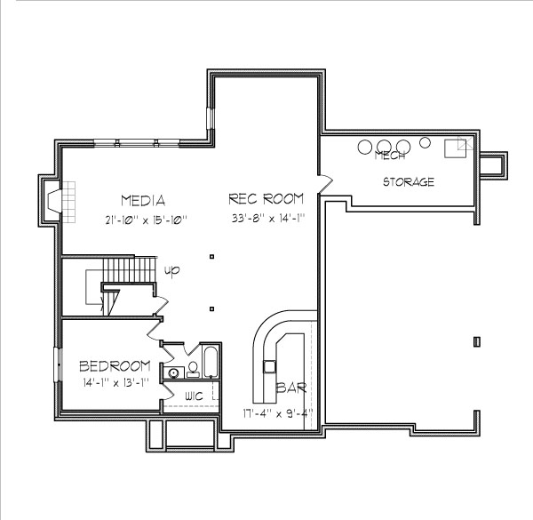 Small Brick 4000 SQ Ft House Floor Plan 4 Bedroom Design Los Angeles San Francisco California CA Oakland San Jose San Diego California CA Fresno Sacramento Long Beach Anaheim