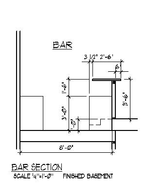 Home Bar Plans Blueprints Design Drawing Details and Finishing Kansas City Missouri St Louis Milwaukee Wisconsin Madison Charleston South Carolina Columbia West Raleigh Winston Salem Durham North Carolina Charlotte Greensboro