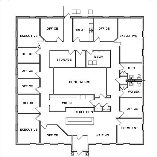 Office Design Plans House Space Planning Ideas Blueprint ...