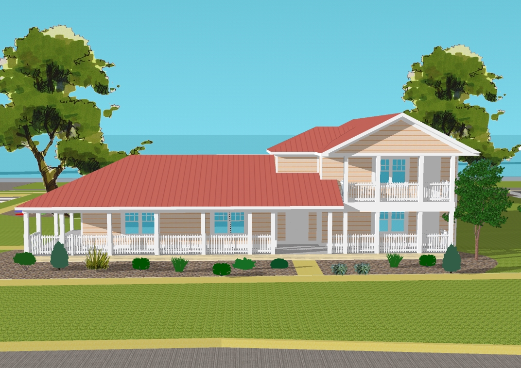 Open Floor Plan Contemporary House Plans 4000 SF Two Story 3 Car Garage Kokomo Elkhart Indiana Noblesville Greenwood