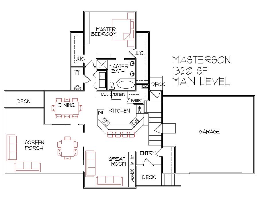 Split Level House Floor Plans Designs Bi Level 1300 Sq Ft 3 Bedroom