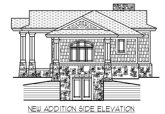 Home Remodel 2 Story Proposed Design of the West End of the Home Addition