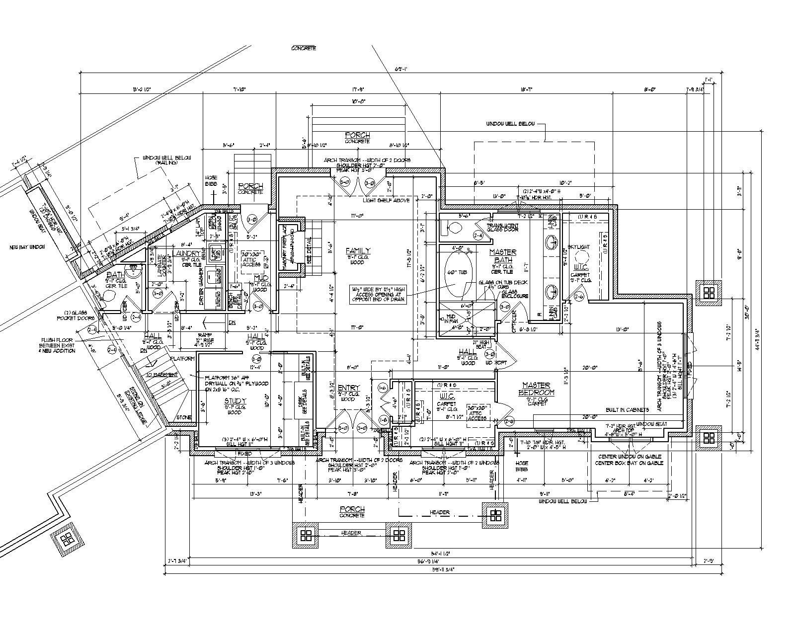 Architectural Cad Drawings